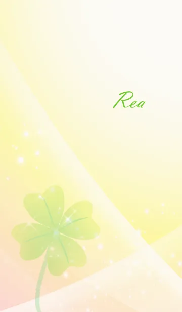 [LINE着せ替え] No. 1181 れあ 運気UP♪四葉のクローバーの画像1