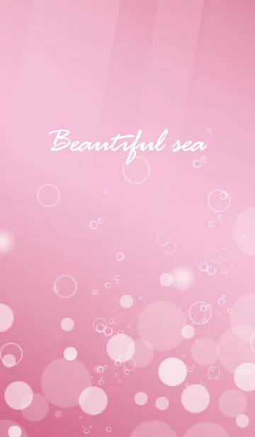 [LINE着せ替え] -SHINY PINK- Beautiful Seaの画像1