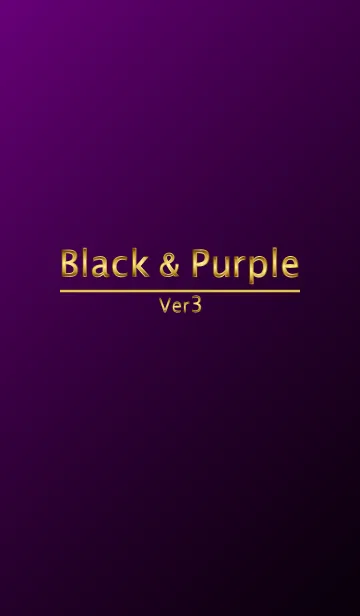 [LINE着せ替え] Black ＆ Purple 3の画像1