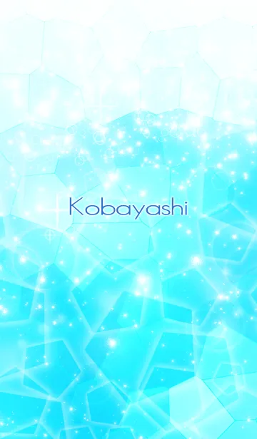 [LINE着せ替え] こばやし用☆キラキラ輝く青い海と宝石☆の画像1