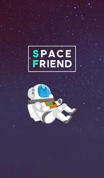 [LINE着せ替え] Space Friendの画像1