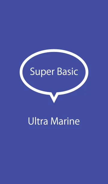 [LINE着せ替え] Super Basic Ultra Marineの画像1