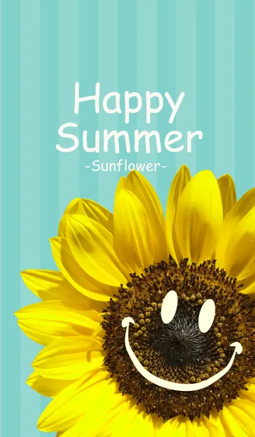 [LINE着せ替え] Happy Summer -Sunflower-の画像1