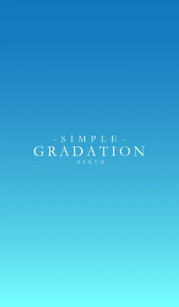 [LINE着せ替え] SKY BLUE GRADATION 6 -SIMPLE-の画像1