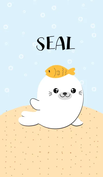 [LINE着せ替え] I Love Seal Theme (jp)の画像1