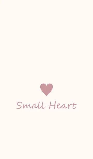 [LINE着せ替え] Small Heart *SmokyPink *の画像1