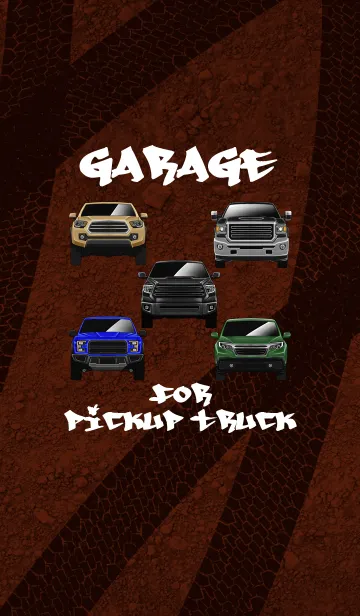 [LINE着せ替え] GARAGE -PICKUP TRUCK-の画像1