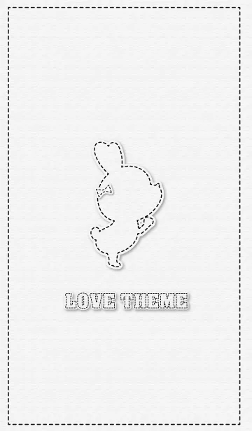 [LINE着せ替え] Stitch Love Theme Girl 2.の画像1