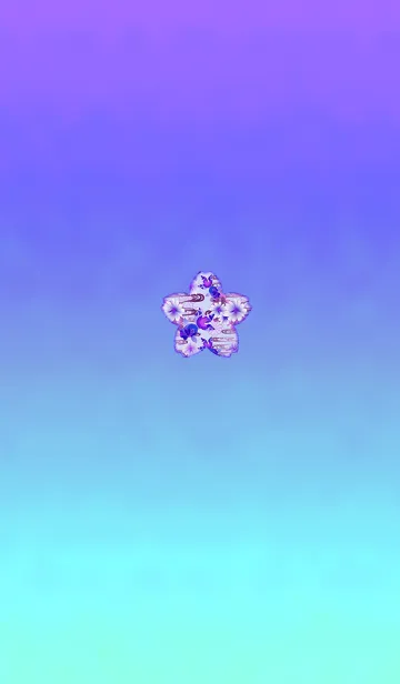 [LINE着せ替え] 日本の桜金魚ブルーパープルの画像1