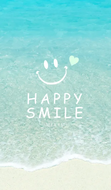 [LINE着せ替え] HAPPY SMILE SEA 13 -MEKYM-の画像1