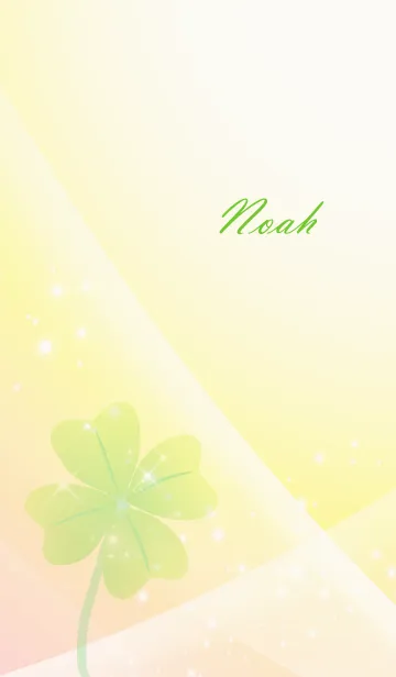 [LINE着せ替え] No.1241 Noah Lucky Clover nameの画像1