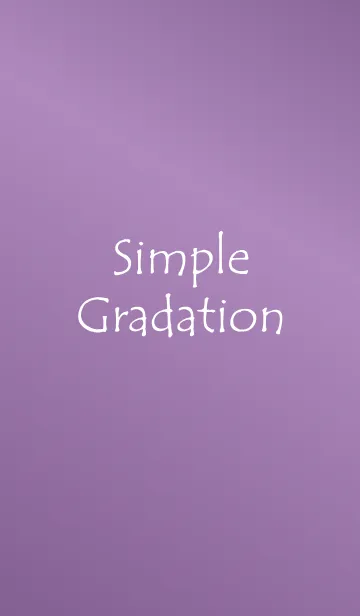 [LINE着せ替え] Simple Gradation -PURPLE 3-の画像1