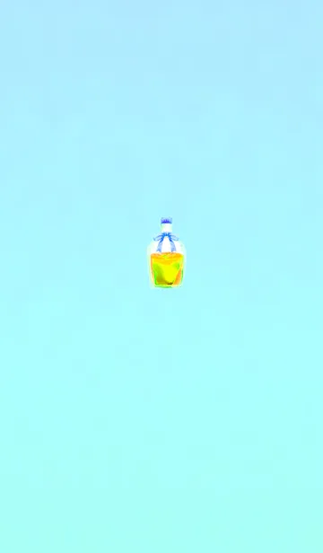 [LINE着せ替え] 幸福の小瓶イエローブルーの画像1