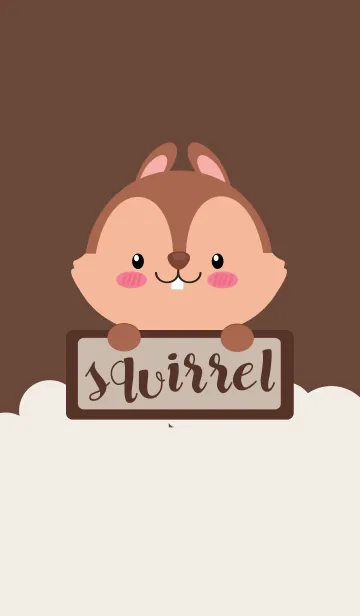 [LINE着せ替え] I'm Lovely squirrel Theme (jp)の画像1