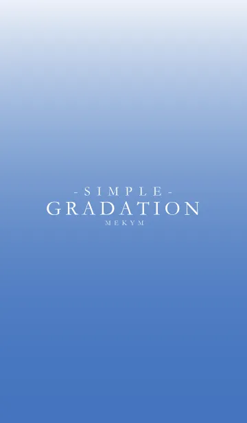 [LINE着せ替え] SKY BLUE GRADATION 7 -SIMPLE-の画像1