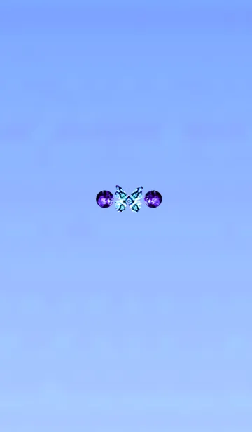 [LINE着せ替え] 運が良くなるバタフライブルーの画像1