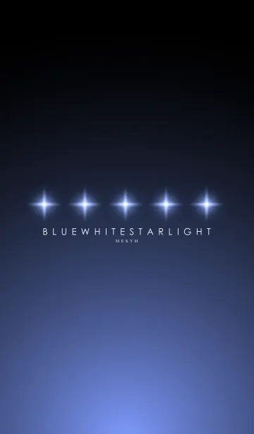 [LINE着せ替え] BLUE WHITE STARLIGHTの画像1