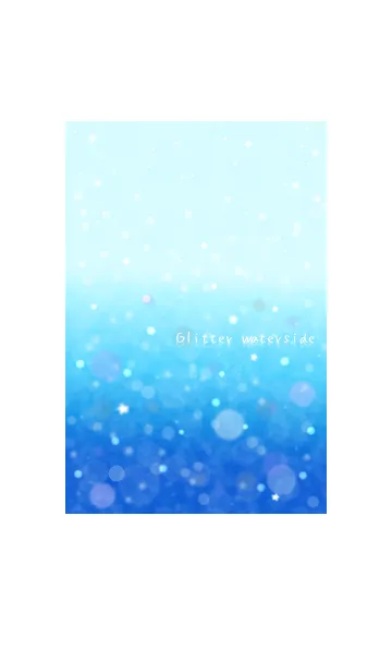 [LINE着せ替え] Glittering watersideの画像1