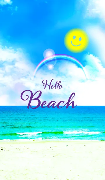 [LINE着せ替え] Hello Beach 夏の海の画像1