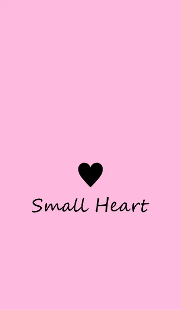 [LINE着せ替え] Small Heart *Pink+Black*の画像1