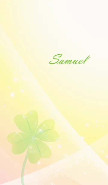 [LINE着せ替え] No.1265 Samuel Lucky Clover nameの画像1
