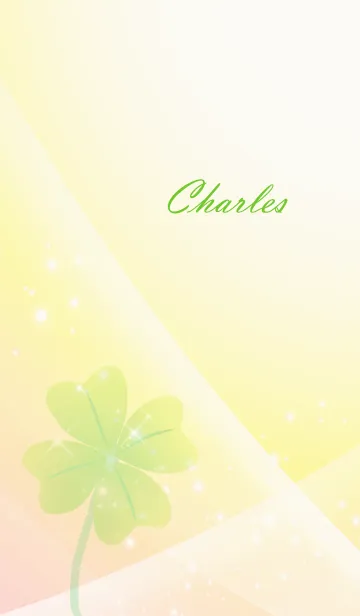 [LINE着せ替え] No.1283 Charles Lucky Clover nameの画像1