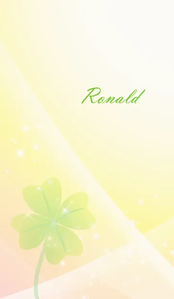 [LINE着せ替え] No.1293 Ronald Lucky Clover nameの画像1