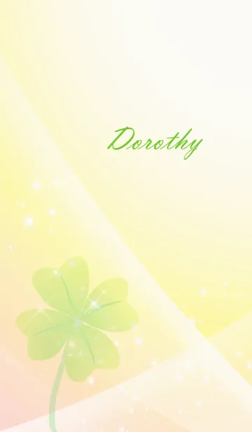 [LINE着せ替え] No.1309 Dorothy Lucky Clover nameの画像1