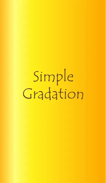 [LINE着せ替え] Simple Gradation -GLOSSY YELLOW-の画像1