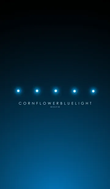 [LINE着せ替え] CORNFLOWER BLUE LIGHT -MEKYM-の画像1