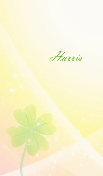 [LINE着せ替え] No.1343 Harris Lucky Clover nameの画像1