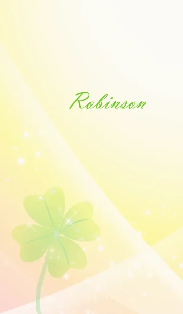 [LINE着せ替え] No.1348 Robinson Lucky Clover nameの画像1
