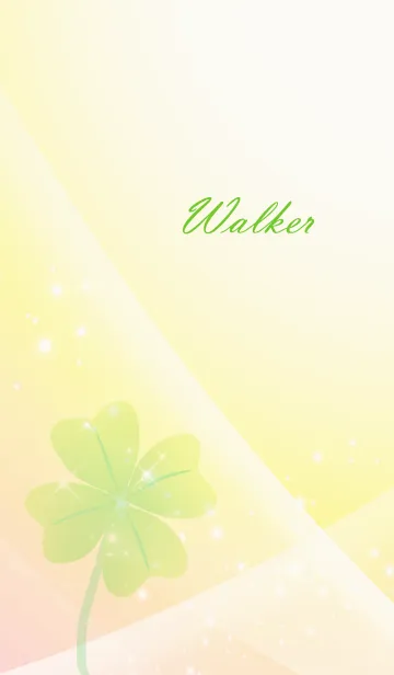 [LINE着せ替え] No.1353 Walker Lucky Clover nameの画像1