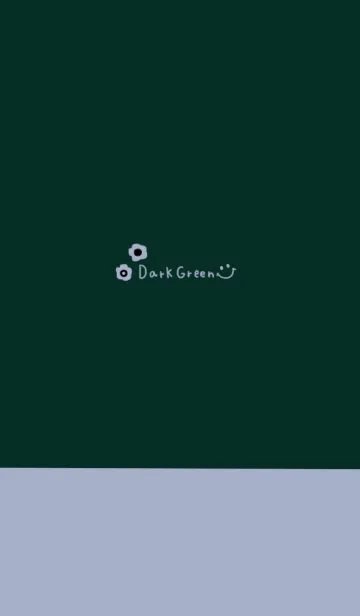 [LINE着せ替え] ダークグリーン＆ブルーグレーの画像1