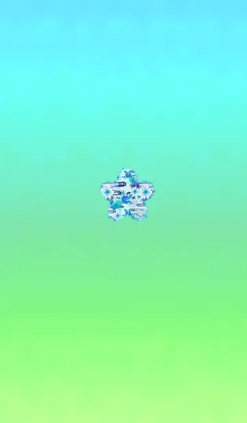 [LINE着せ替え] 日本の桜金魚ライトブルーの画像1