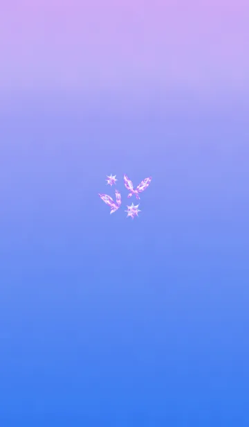 [LINE着せ替え] スパンコール蝶々パープルピンクの画像1