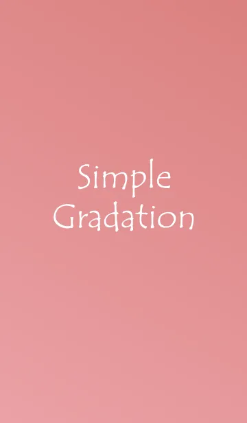 [LINE着せ替え] Simple Gradation -RED 4-の画像1