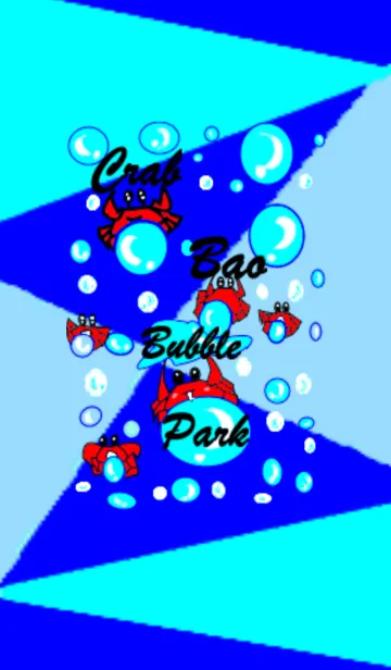 [LINE着せ替え] カニの宝のバブルパラダイスの画像1