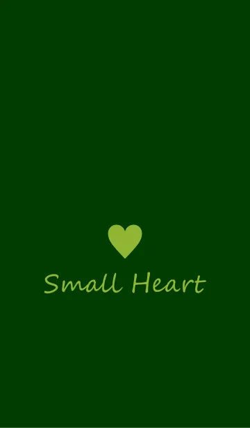 [LINE着せ替え] Small Heart *Green Tea*の画像1