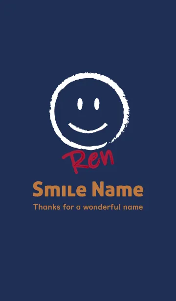 [LINE着せ替え] Smile Name れんの画像1