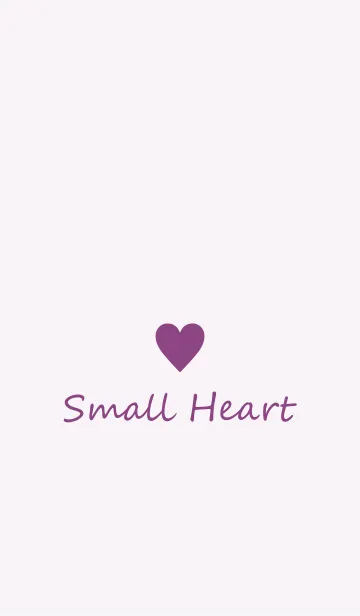 [LINE着せ替え] Small Heart *Plum*の画像1