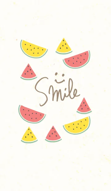 [LINE着せ替え] 夏 スイカ-スマイル16-の画像1