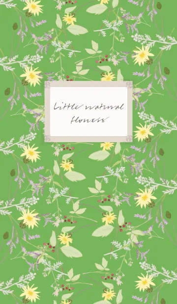 [LINE着せ替え] Little natural flowers 22の画像1