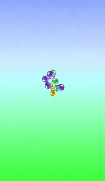 [LINE着せ替え] カラフルビー玉パープルの画像1