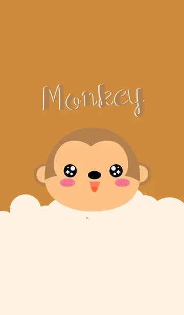 [LINE着せ替え] Lovely Face Monkey Theme (jp)の画像1