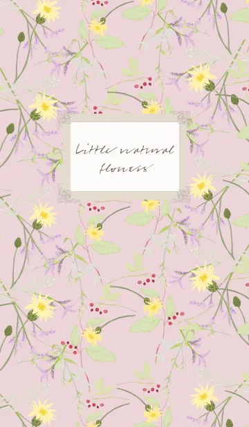 [LINE着せ替え] Little natural flowers 26の画像1