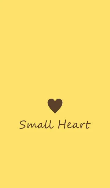 [LINE着せ替え] Small Heart *Brown*の画像1