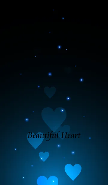 - Beautiful Cornflower Blue Heart -の着せ替えメイン画像