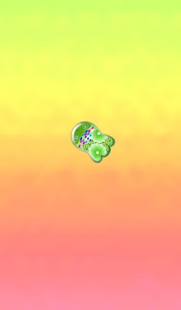 [LINE着せ替え] 金魚イエローグリーンの画像1