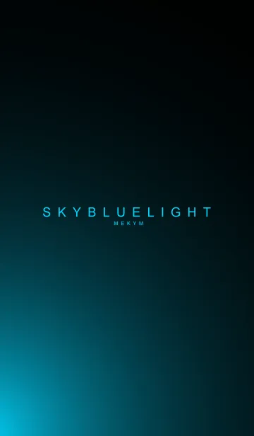 [LINE着せ替え] SKYBLUELIGHT -MEKYM-の画像1